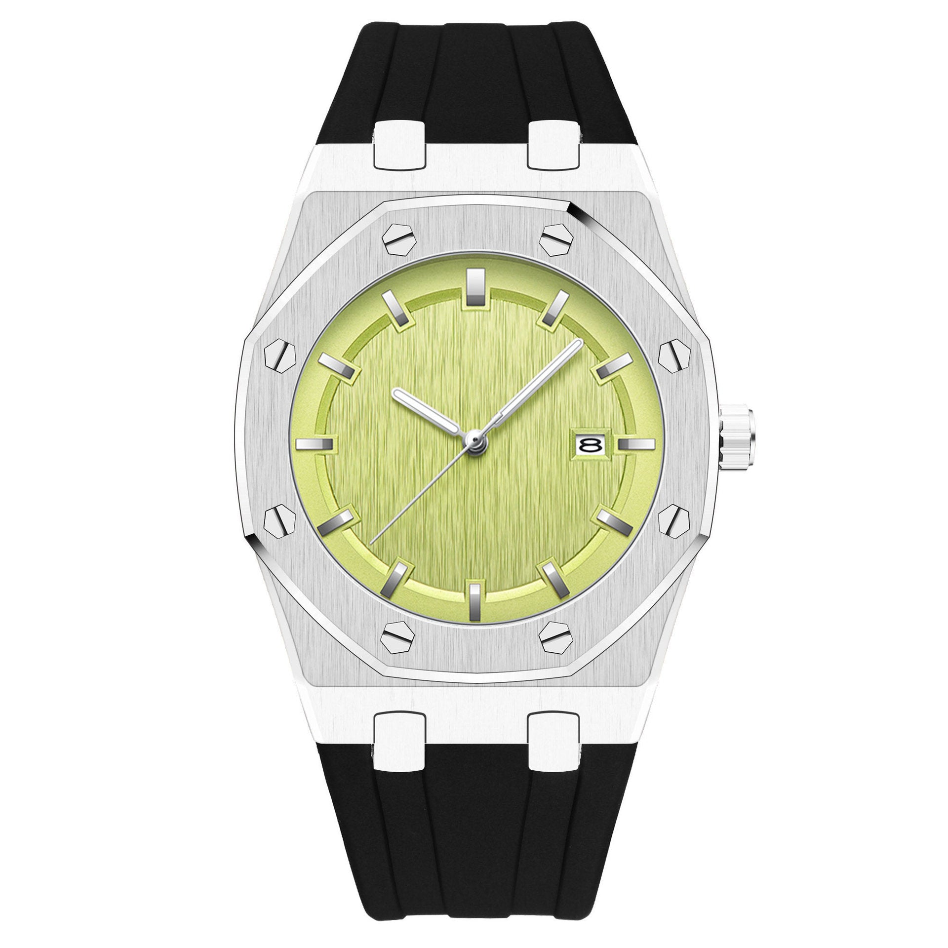 Elysian Palm Dial Rubber Strap